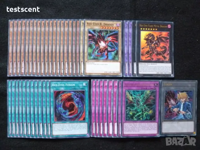 Готово тесте Yu-Gi-Oh! Red-Eyes Black Dragon Deck - Deluxe, снимка 6 - Карти за игра - 41899713