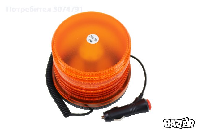 Маяк Диоден Мигащ Сигнална Аварийна Лампа с Магнит 30 LED 12V 24V, снимка 2 - Аксесоари и консумативи - 32940910