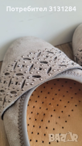 Gabor женски обувки от истински велур 38 р Германия, снимка 6 - Дамски ежедневни обувки - 51498390