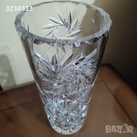 Кристална ваза голяма, снимка 8 - Вази - 49821489
