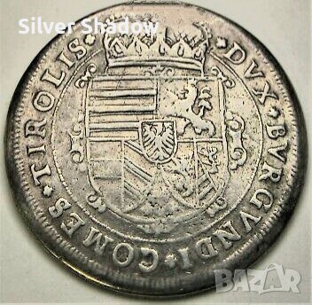 Монета Графство Тирол 1 Талер 1627 г Леополд V Фердинанд, снимка 2 - Нумизматика и бонистика - 40771930