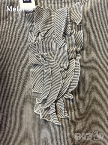 Нов сет от ефирна блуза и жилетка с коланче Gap, р-р S, снимка 3 - Блузи с дълъг ръкав и пуловери - 43633677