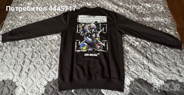 Блуза с дълаг ръкав Off-White, снимка 2 - Блузи - 51491282