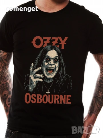 ROCK ON! Тениски OZZY OSBOURNE / ОЗИ ОЗБЪРН BLACK SABATH - 2 МОДЕЛА! Или поръчай с ТВОЯ идея!