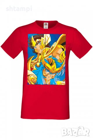 Мъжка тениска Saint Seiya Knights of the Zodiac,Анимация,игра,Празник,Повод,, снимка 3 - Тениски - 38122915