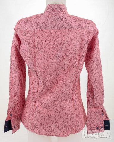 Червена памучна дамска риза марка Paul Parker - M/L, снимка 2 - Ризи - 33596720