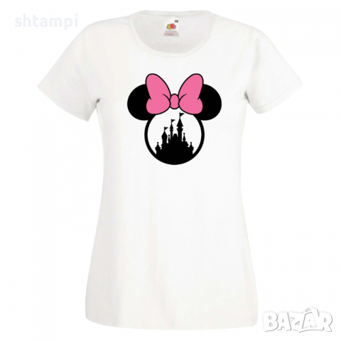 Дамска тениска Minnie Head 3 Подарък,Изненада,Рожден ден,, снимка 9 - Тениски - 36530118