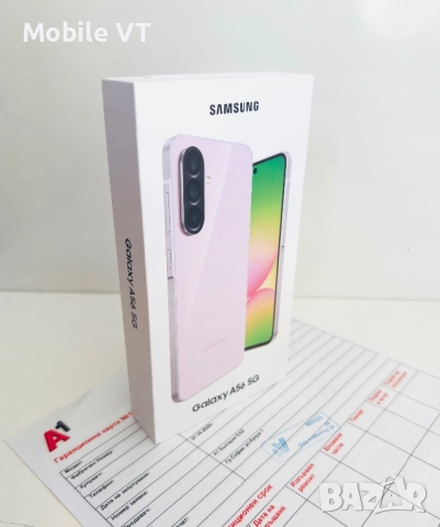НОВ! Samsung Galaxy A56 5G 128GB Pink 2г.ГАРАНЦИЯ!, снимка 3 - Samsung - 52454479