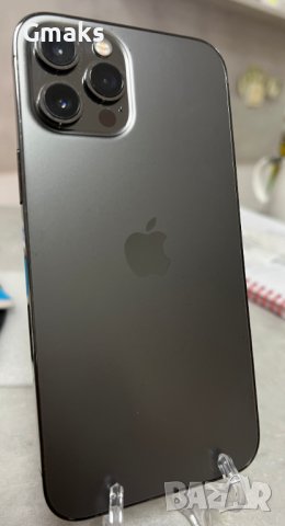 Apple iPhone 12 Pro max 128GB, Graphite, Като нов!