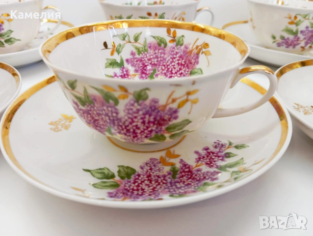 Руски порцелан , снимка 3 - Чаши - 51856220