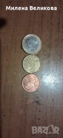 Продавам рядки евро монети