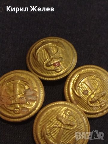 Четири моряшки копчета големи ⚓ от соца за КОЛЕКЦИЯ ДЕКОРАЦИЯ 26671, снимка 4 - Антикварни и старинни предмети - 43264234