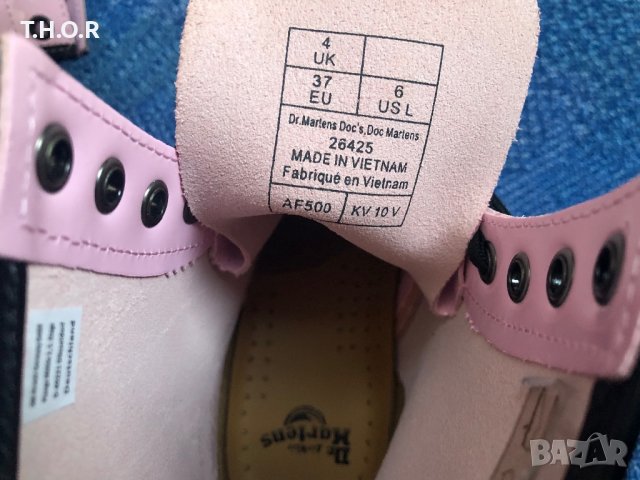 НОВИ Dr. Martens 1460 W Patent Lamper ОРИГИНАЛ дамски кубинки 37/23,5, снимка 5 - Дамски ботуши - 39229721