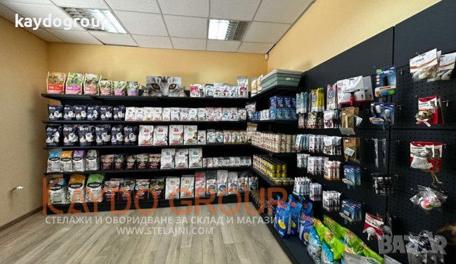 Крайстенен и островен метален стелаж - НАЛИЧНИ, НОВИ RAL7016 TXT МАТ, снимка 5 - Стелажи и щандове - 43712314