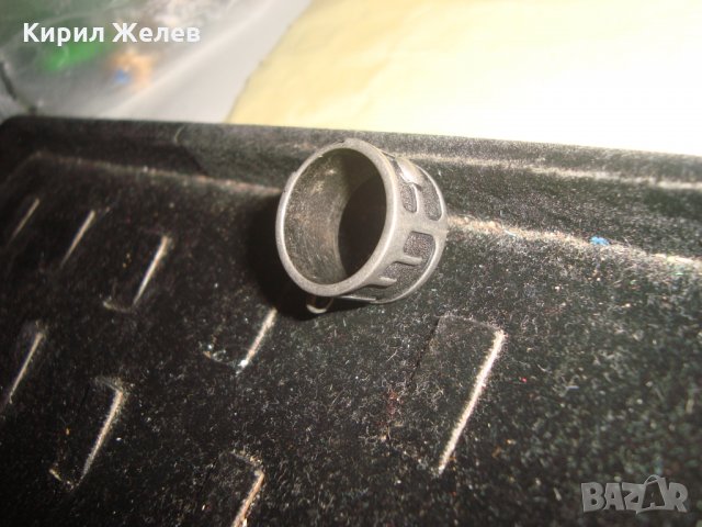 АРТ-ОРНАМЕНТИРАН БРОНЗОВ ПРЪСТЕН ОКСИДИРАН 21095, снимка 5 - Пръстени - 32659736