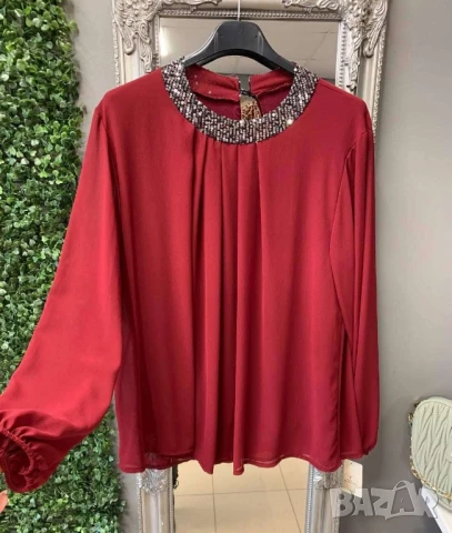 шифонени блузи , снимка 2 - Блузи с дълъг ръкав и пуловери - 50871409