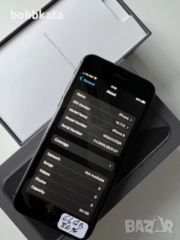Iphone 8 64gb black, снимка 3 - Apple iPhone - 52371173