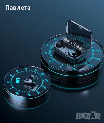 Безжични bluetooth слушалки с LED цифров дисплей, снимка 3 - Bluetooth слушалки - 40860117