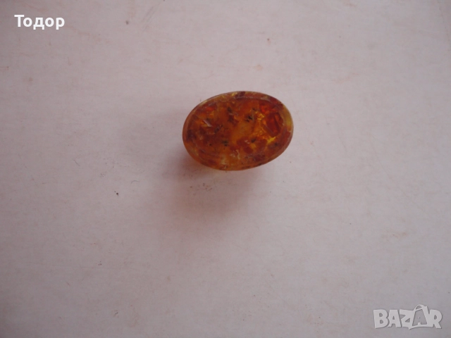 Камък кехлибар за пръстен , снимка 4 - Пръстени - 52849677