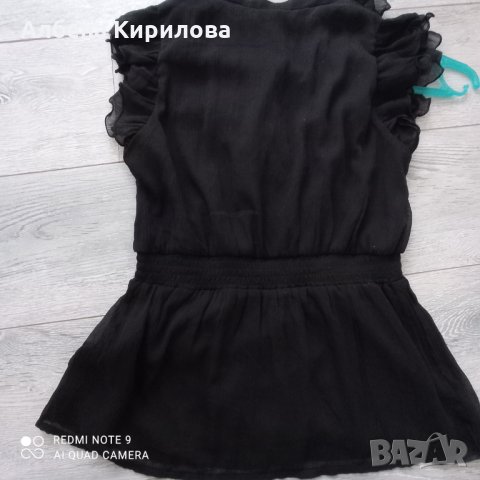 Официална черна блуза на Н&М, 36 до 40р-р, снимка 10 - Корсети, бюстиета, топове - 32557589