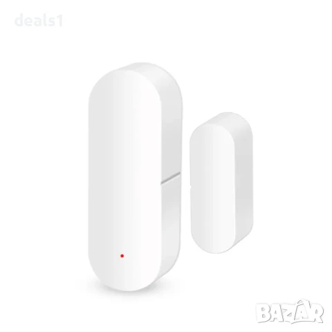 Tuya Смарт WiFi Сензор за врати и прозорци Известия в реално време Smart Life APP Съвместим с Alexa 