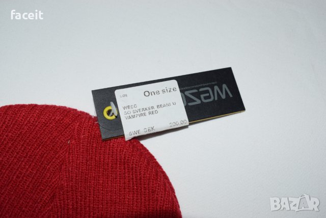 WESC -  SVERKER BEANI - Страхотна 100% ориг. шведска зимна шапка , снимка 11 - Шапки - 43929996