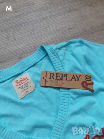 Нова дамска тениска Replay на намаление, снимка 2 - Тениски - 27716105
