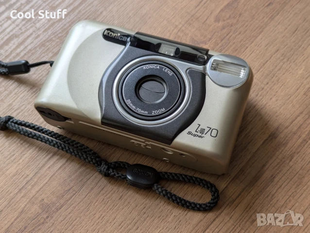 Компактен фотоапарат Konica Z-up 70 Super , снимка 3 - Фотоапарати - 50926332