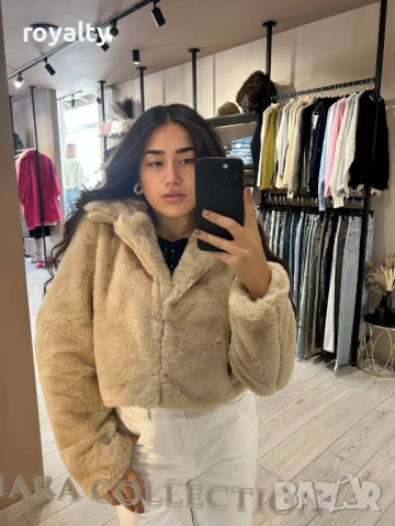 Късо Дамско Палто , снимка 3 - Палта, манта - 52885272