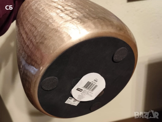 Голяма алуминиева ваза с модерен дизайн, снимка 7 - Вази - 52685725