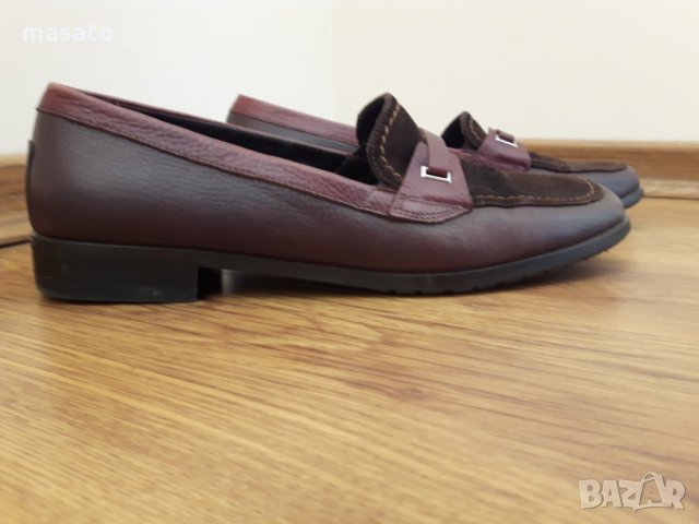 обувки DONNA CAROLINA от естествена кожа и велур, снимка 5 - Дамски ежедневни обувки - 28632682