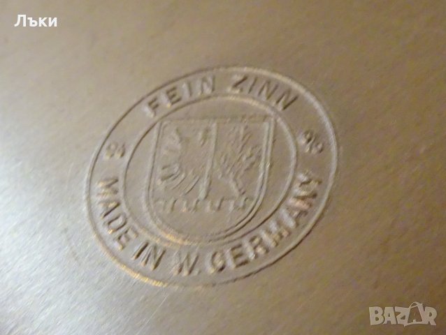 Калаена чиния,пано Бавария 590 гр.,корона,лъв. , снимка 8 - Антикварни и старинни предмети - 26694461