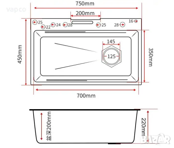 Модерна мултифункционална кухненска мивка с двовен водопад 20 в 1, снимка 16 - Мивки - 47368493