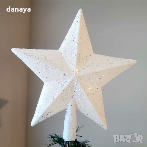 2549 Връх за елха Звезда, 2 размера, снимка 2 - Декорация за дома - 35018340