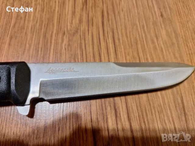 Тактически фиксиран боен нож Aggressor, снимка 8 - Ножове - 49444909