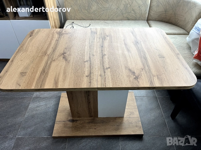 трапезна маса - разтегателна, снимка 4 - Маси - 52083223