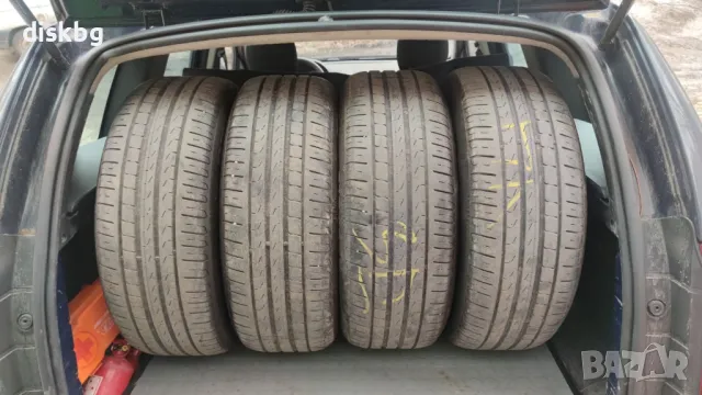 4 броя летни гуми 215/55 R17 PIRELLI CINTURATO P7 94W Dot 0320, грайфер 4,3мм