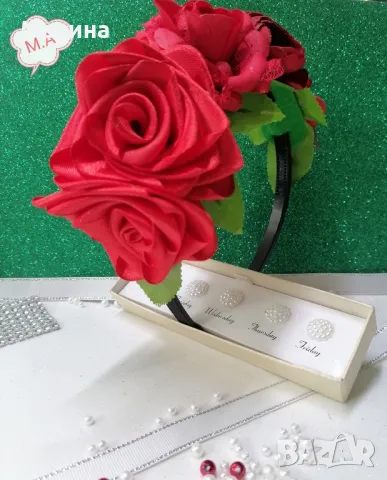 Китка за глава , вариант 12., снимка 4 - Аксесоари за коса - 48689758