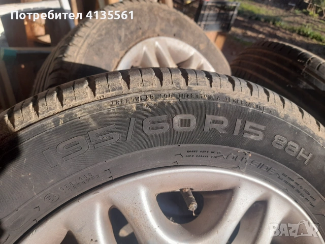 Гуми с джанти 195/60/R15, 205E., снимка 6 - Гуми и джанти - 53542040