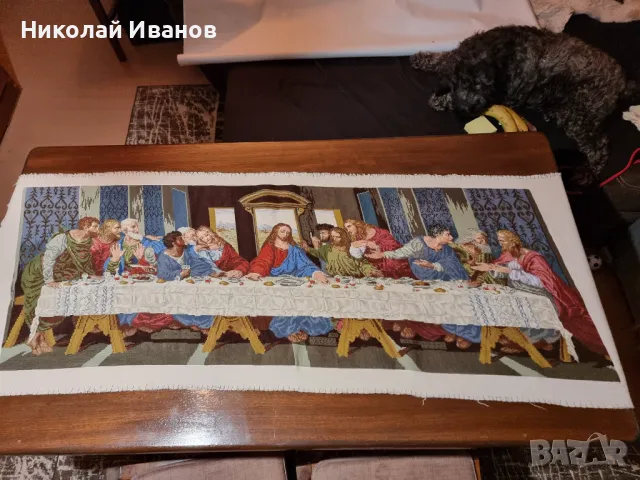 Тайната вечеря , снимка 3 - Гоблени - 49270889