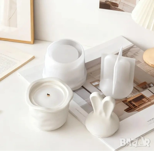 Молд две части бурканче със заешки уши , снимка 2 - Форми - 53317008