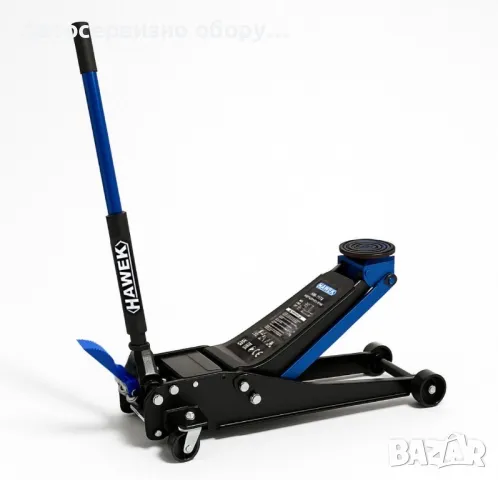 Нископрофилен крик крокодил 3,5 тона с педал 75 – 510 ММ HAWEK, снимка 3 - Други инструменти - 49999446