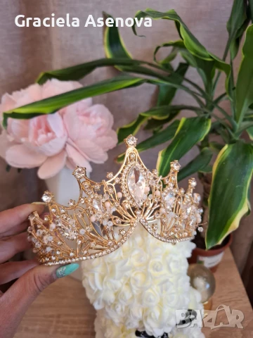 Сватбени Корони-Тиари , снимка 16 - Аксесоари за коса - 51185178