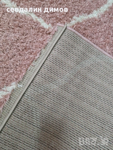 Килим розов, снимка 2 - Други - 52109549