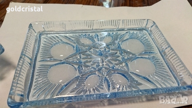 Стар стъклен съд за масло , снимка 9 - Антикварни и старинни предмети - 52261884