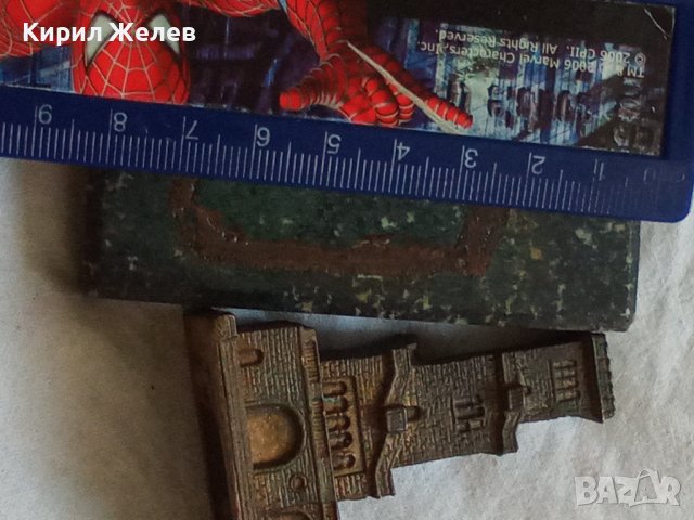 Сувенир стар бронзов 9647, снимка 3 - Антикварни и старинни предмети - 37239772