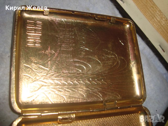 ВДНХ - Стара СССР ПОЗЛАТЕНА ОРНАМЕНТИРАНА РЯДКА КОЛЕКЦИОНЕРСКА РЕТРО ТАБАКЕРА 24499, снимка 9 - Колекции - 38289076