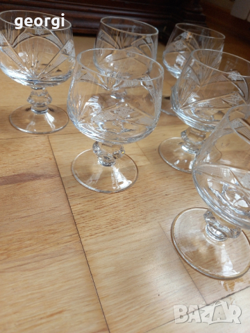 кристални чаши за коняк Бг оловен кристал Рамона, снимка 5 - Чаши - 44874030