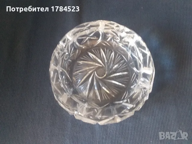 Кристален пепелник., снимка 6 - Декорация за дома - 47812905