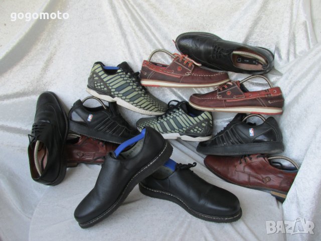 КАТО НОВИ 43 - 44, Vintage Hiking Shoes, Skywalk original, Black Leather, Bavarian, Das Beste, Mens, снимка 13 - Ежедневни обувки - 37606098